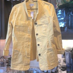 NWT Light Yellow Jacket